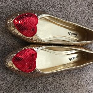 🌟5 FOR 25!!!🌟 EUC gold sparkle slides!!!